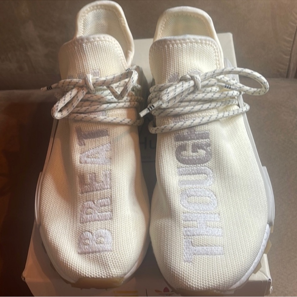 Adidas NMD Hu Trail
Pharrell Now Is Her Time Cream White size 6.5 Men - Picture 2 of 10